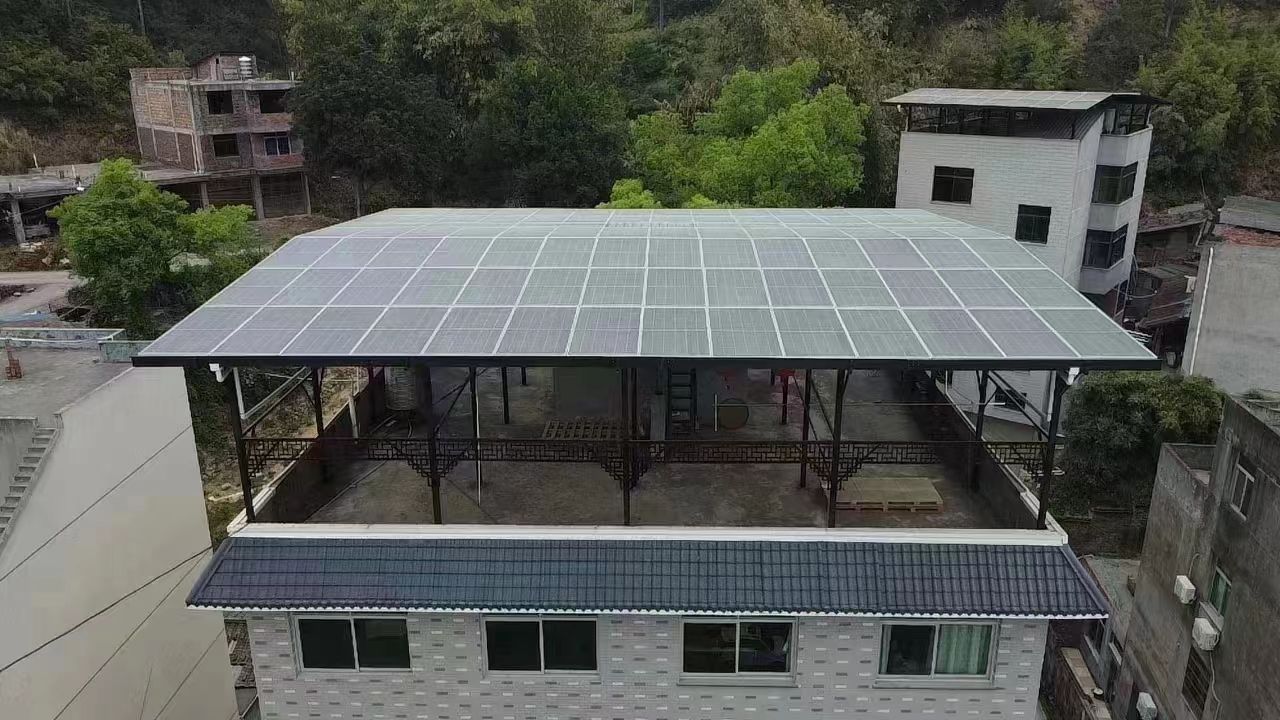 莱阳15kw+10kwh自建别墅家庭光伏储能系统